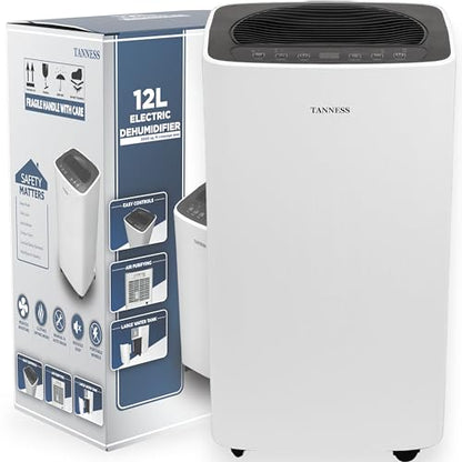 TANNESS 12 L Luftentfeuchter, Luftentfeuchter für Zuhause