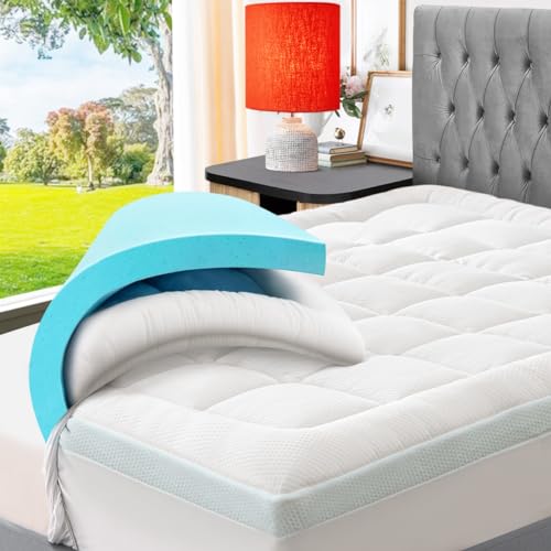 ELEMUSE Doppel-layer Memory Foam Mattress Topper