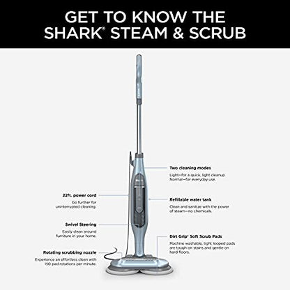 Shark Steam Mop, Steam & Scrub All-in-One Scrubbing and Sanitizing