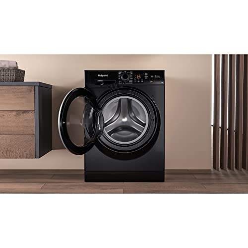 Hotpoint 7 kg 1400 U/min Freistehende Waschmaschine – Schwarz