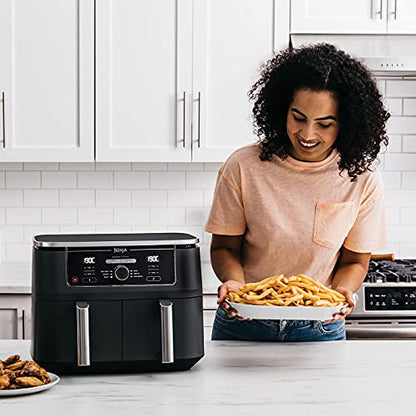 Ninja Foodi Max Doppel Zone Hot Heißluftfritteuse [AF400EU] 9.5 L