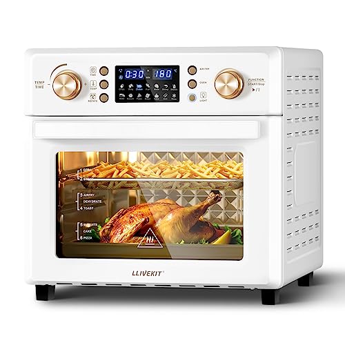 LLIVEKIT 26L Heißluftfritteuse Oven, Oil Free Heißluftfritteuse
