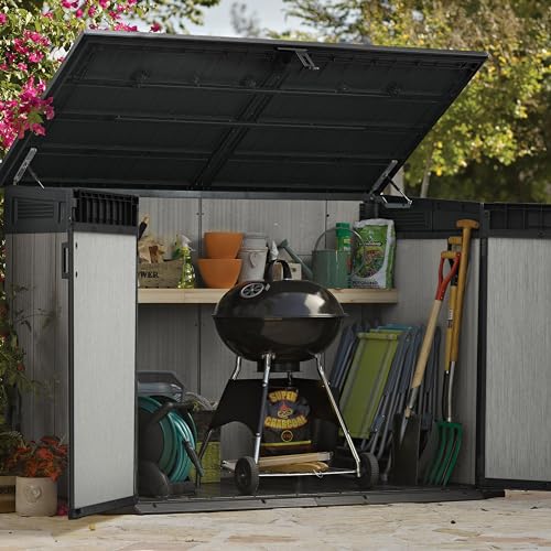 Keter Grande Store Outdoor Double Door Garden Furniture Storage Shed