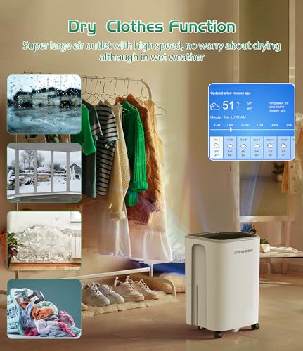 12 L/Tag Luftentfeuchter, FRESHDEW Luftentfeuchter
