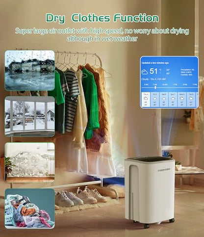 12 L/Tag Luftentfeuchter, FRESHDEW Luftentfeuchter