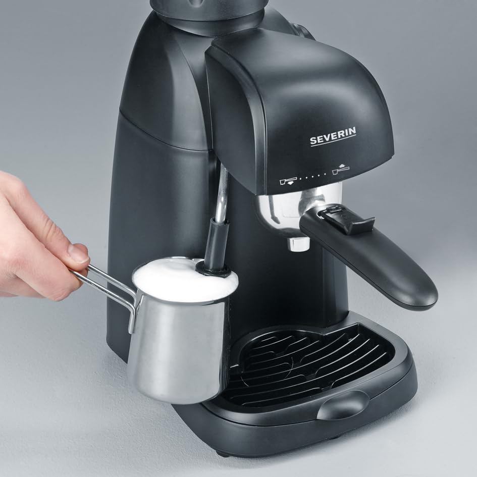 SEVERIN Espressomaschine, kleine Kaffeemaschine, bis zu 2 Tassen Espresso