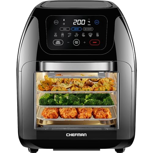 Chefman Multifunctional Digital Heißluftfritteuse+ Rotisserie