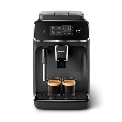 PHILIPS Kaffeevollautomat Panarello 2200 Serie, Schwarz, 2 Spezialitäten