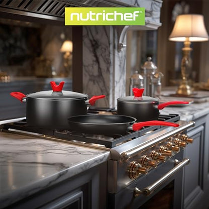 Nutrichef 21-teiliges Antihaft Kochgeschirr-Set