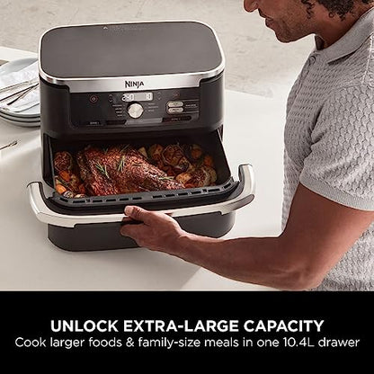 Ninja AF500UK Foodi FlexDrawer 10.4L Air Fryer - Black