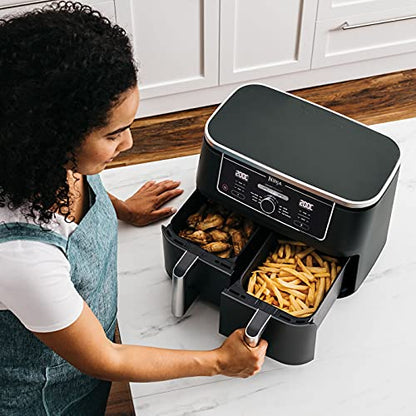 Ninja Foodi Max Doppel Zone Hot Heißluftfritteuse [AF400EU] 9.5 L