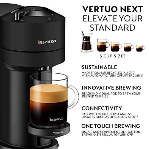 Nespresso Vertuo Next Automatische Kapsel-Kaffeemaschine für Americano
