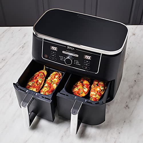 Ninja Foodi Max Doppel Zone Hot Heißluftfritteuse [AF400EU] 9.5 L