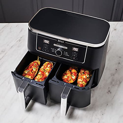 Ninja Foodi Max Doppel Zone Hot Heißluftfritteuse [AF400EU] 9.5 L