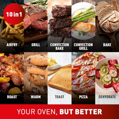 Tefal Easy Fry Heißluftfritteuse Oven, 20 L Fassungsvermögen 10in1 Functions