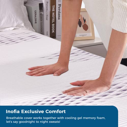 Inofia Sleep Gel Memory Foam Mattress Topper Einzel