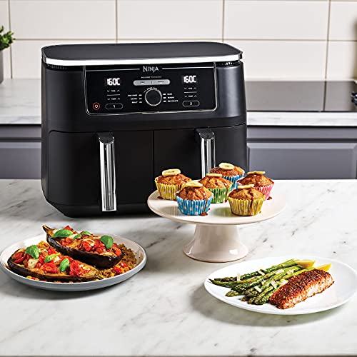 Ninja Foodi Max Doppel Zone Hot Heißluftfritteuse [AF400EU] 9.5 L