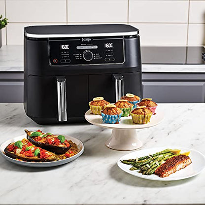 Ninja Foodi Max Doppel Zone Hot Heißluftfritteuse [AF400EU] 9.5 L