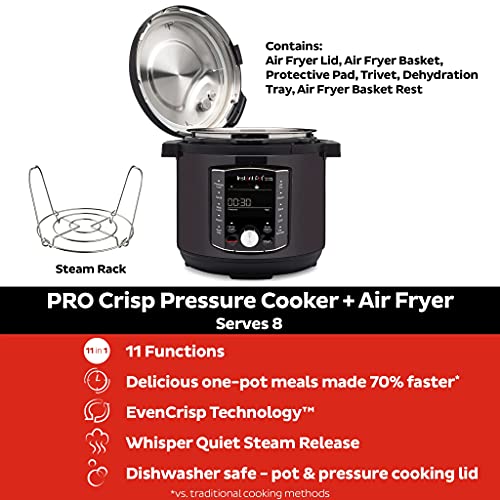 Instant Pot Pro Crisp 11-in-1 Elektrischer Multikocher