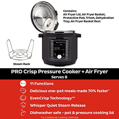 Instant Pot Pro Crisp 11-in-1 Elektrischer Multikocher