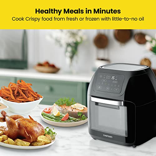Chefman Multifunctional Digital Heißluftfritteuse+ Rotisserie