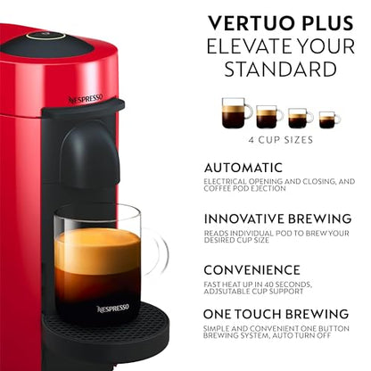 Nespresso Vertuo Plus Automatische Kapsel-Kaffeemaschine