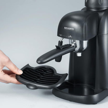 SEVERIN Espressomaschine, kleine Kaffeemaschine, bis zu 2 Tassen Espresso
