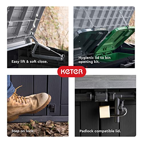 Keter Store-It-Out Prime 4.3 x 2.3 Foot Resin Outdoor Storage Shed