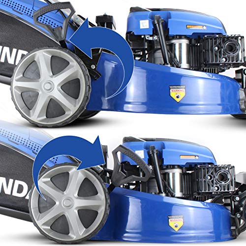 Hyundai 196cc Electric-start Self-propelled Petrol Lawnmower