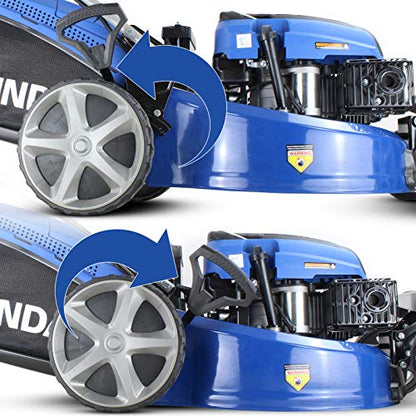 Hyundai 196cc Electric-start Self-propelled Petrol Lawnmower