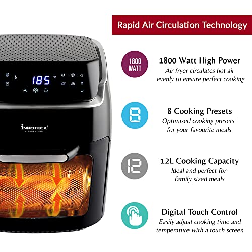 Innoteck 12 L Digital Heißluftfritteuse Oven