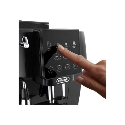 De'Longhi Magnifica Start - Kaffeevollautomat 4 Getränke Schwarz/Grau
