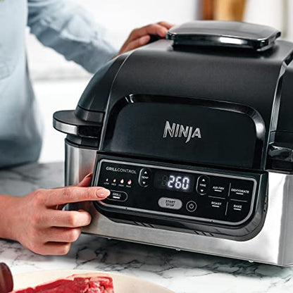 Ninja Foodi Health Grill und Heißluftfritteuse [AG301UK]