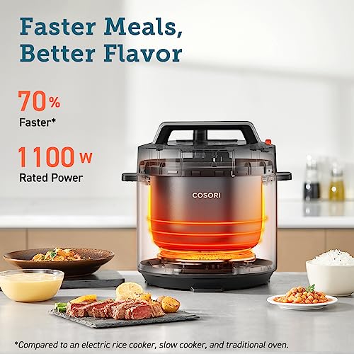 COSORI Elektrisch Pressure Cooker 5.7L, Recipe Book