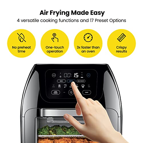 Chefman Multifunctional Digital Heißluftfritteuse+ Rotisserie