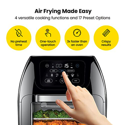 Chefman Multifunctional Digital Heißluftfritteuse+ Rotisserie