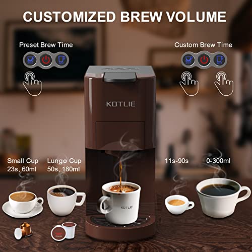 KOTLIE Espresso Kaffeemaschine für Nespresso