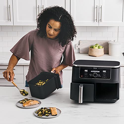 Ninja Foodi Max Doppel Zone Hot Heißluftfritteuse [AF400EU] 9.5 L