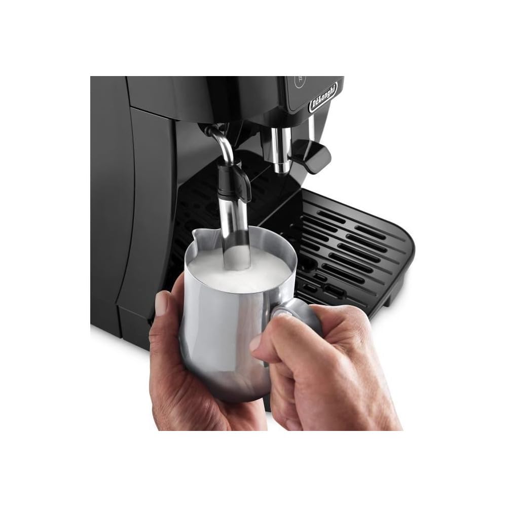De'Longhi Magnifica Start - Kaffeevollautomat 4 Getränke Schwarz/Grau