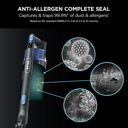 Shark IZ202UK Anti Hair Wrap Blue Cordless Vacuum Cleaner