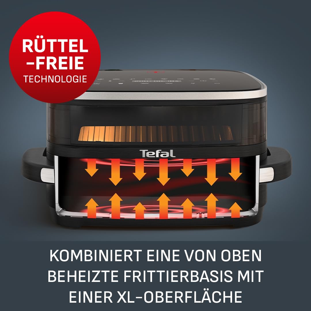 Tefal Easy Fry Mega Heißluftfritteuse – Airfryer mit Sichtfenster
