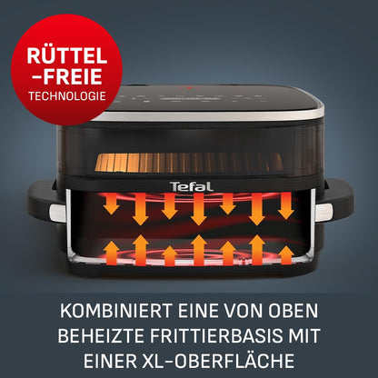 Tefal Easy Fry Mega Heißluftfritteuse – Airfryer mit Sichtfenster