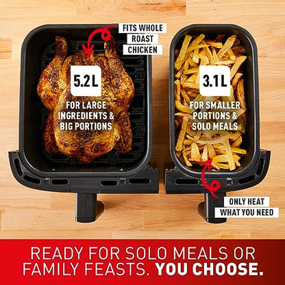 Tefal Easy Fry Dual Zone Digital Air Fryer