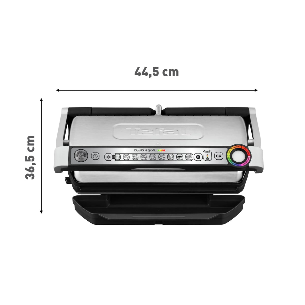 Tefal OptiGrill+ XL Kontaktgrill, 9 Programme, manueller Modus