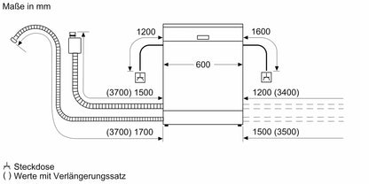 Siemens iQ300 Smarter Vollintegrierter Geschirrspüler 60 cm SN63EX04TE