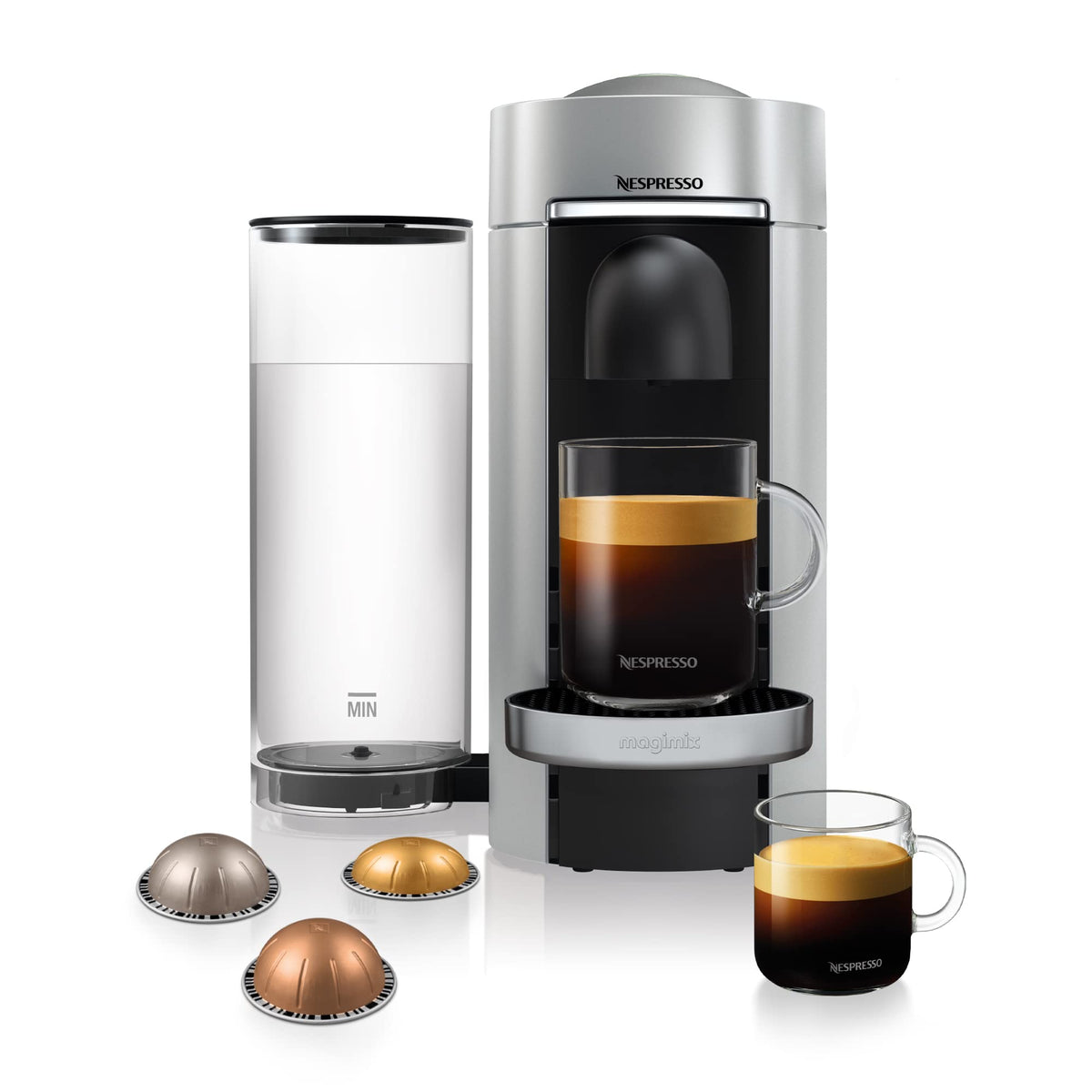 Nespresso Vertuo Plus Automatische Kapsel-Kaffeemaschine