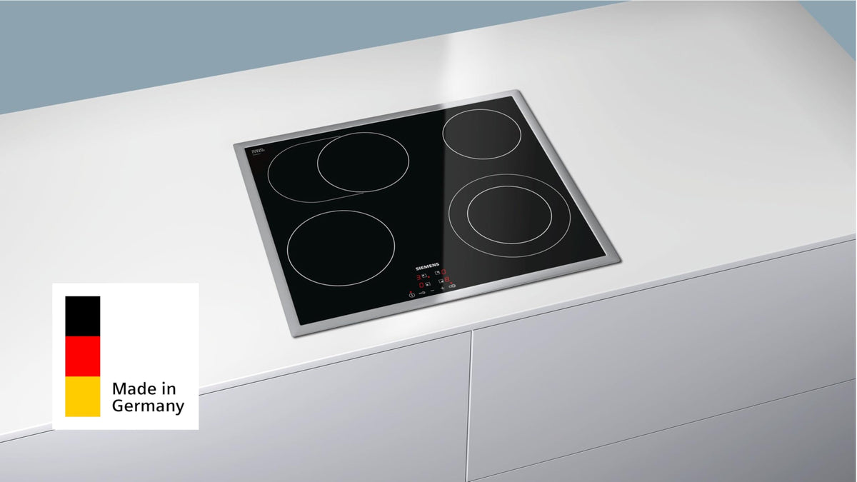 Siemens iQ300 Elektrokochfeld 60 cm Zuschaltbare Bräterzone ET645HN17E