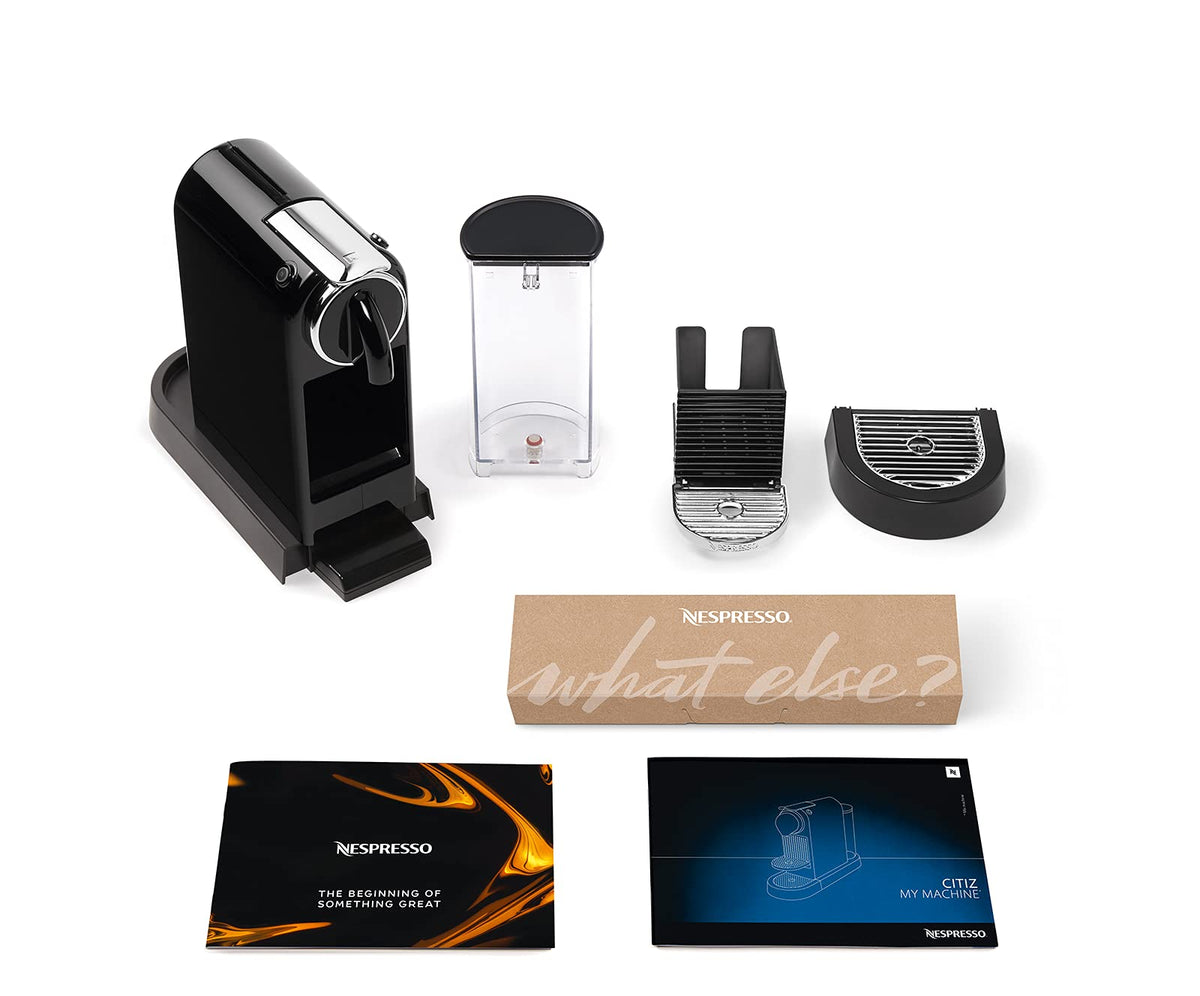 NESPRESSO DE’LONGHI CitiZ Schwarz Original Kapselmaschine EN167.B