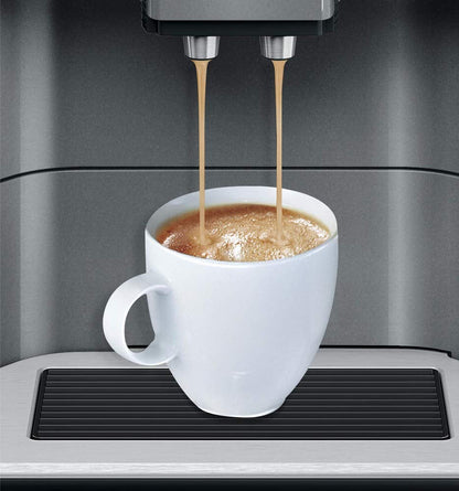 Siemens TE651509DE EQ.6 plus s100 Kaffeevollautomat (konstante Brühtemperatur, Dampf-Reinigung, Doppeltassen-Funktion, 1.500 Watt) metallic