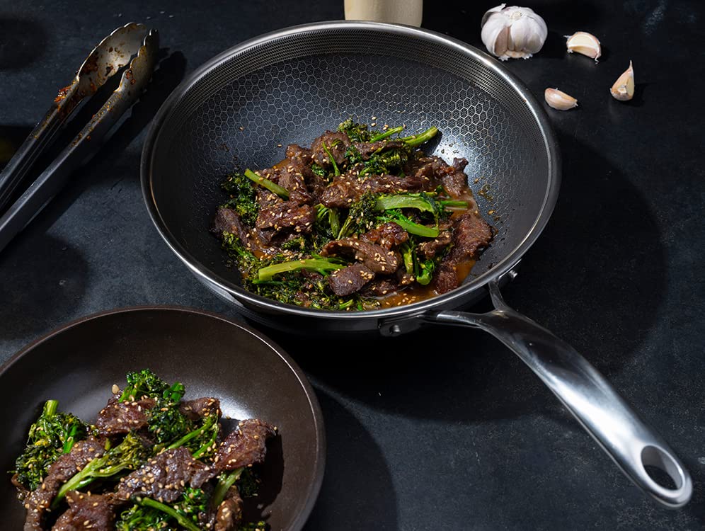 HexClad Hybrid Antihaft Wok